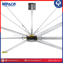 Quạt trần công nghiệp - cánh dài 3.5M động cơ DC 17 Quạt trần công nghiệp động cơ DC