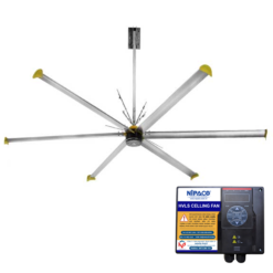 Quạt trần công nghiệp - cánh dài 7.3M động cơ DC