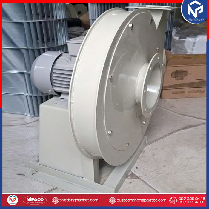 Quạt ly tâm cao áp 1.5HP NPC152-3.15A-1.1KW-2P 9 Quạt Ly Tâm Cao Áp 1.5HP 1.1KW