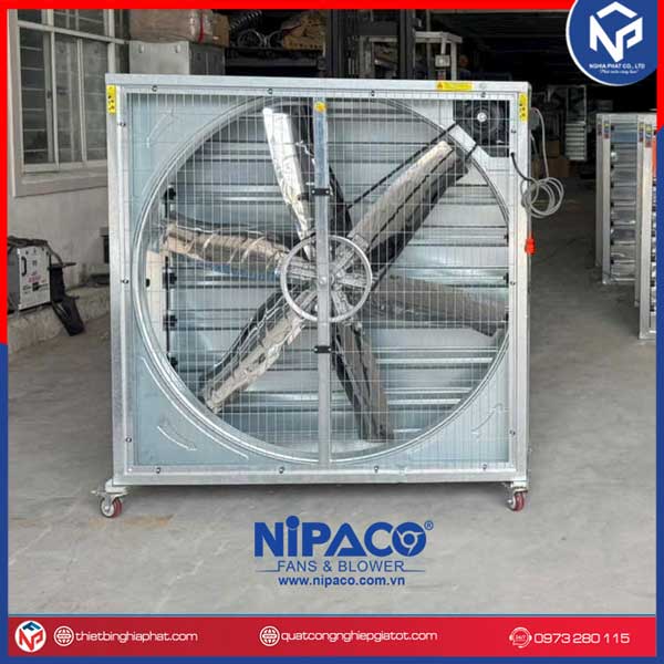 Quạt công nghiệp thổi sầu riêng, vựa nông sản 1100x1100 15 Quạt công nghiệp thổi sầu riêng NIPACO 1220x1220