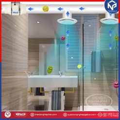 Quạt thông gió nối ống Nipaco HF-200 D200 26 Ứng dụng Quạt thông gió nối ống Nipaco cấp gió, khí tươi hiệu quả