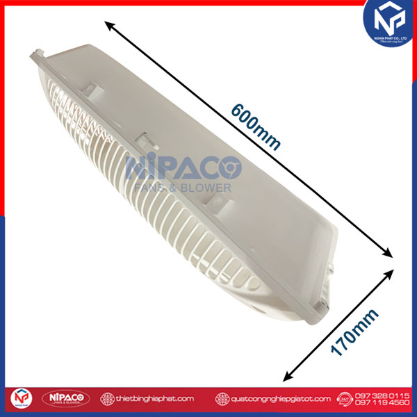 Quạt ốp trần 600x600 Nipaco 12 Kích thước Quạt ốp trần 600x600 Nipaco
