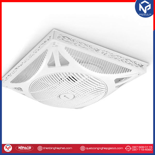 Quạt đảo dạng hộp ốp trần 600x600 có điều khiển 11 Quạt đảo dạng hộp ốp trần 600x600