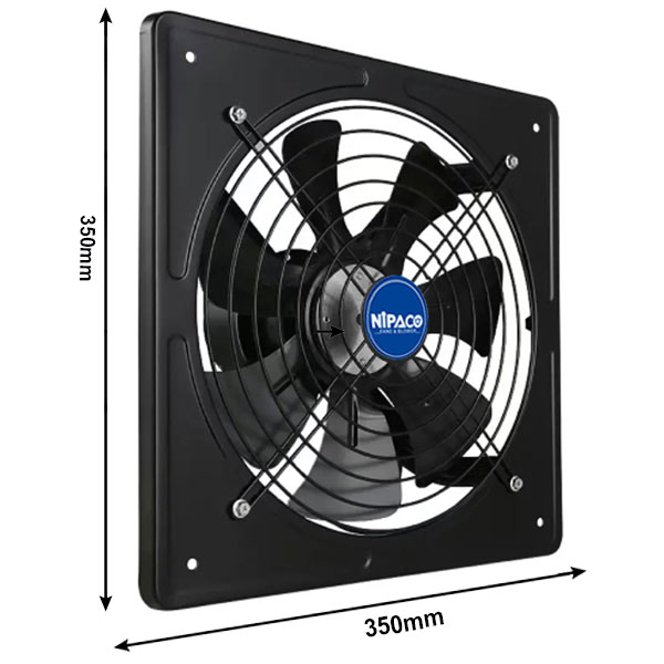 Quạt thông gió vuông Nipaco FD-250 300x300 2 mặt lưới 10 Quạt thông gió vuông Nipaco FD-300 350x350 2 mặt lưới