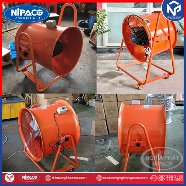 Quạt công nghiệp di động Nipaco SHT-50 6 Quạt công nghiệp di động Nipaco