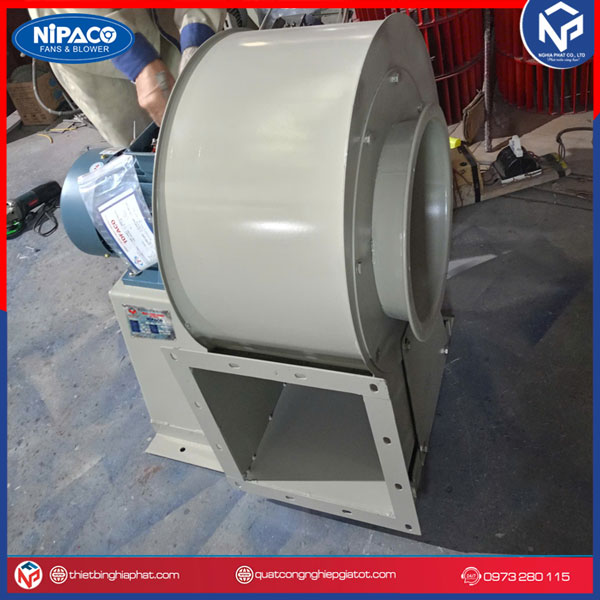 Quạt ly tâm hút khói 4KW NPC-101-4.0A 5HP 14 Quạt ly tâm hút khói 4kw - 5hp