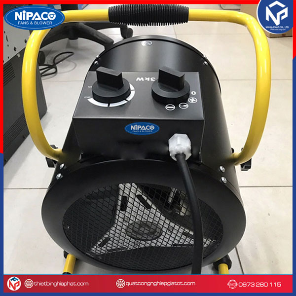 Quạt sấy gió nóng EH-03 3KW 8 Quạt sấy gió nóng EH-03 3KW