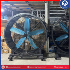 Quạt sàn công nghiệp biến tần sải cánh 1100 17 Quạt sàn công nghiệp biến tần sải cánh rộng