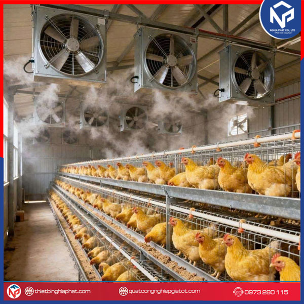 Quạt thông gió vuông 800x800 trực tiếp cánh INOX 10 Ứng dụng Quạt thông gió vuông trực tiếp