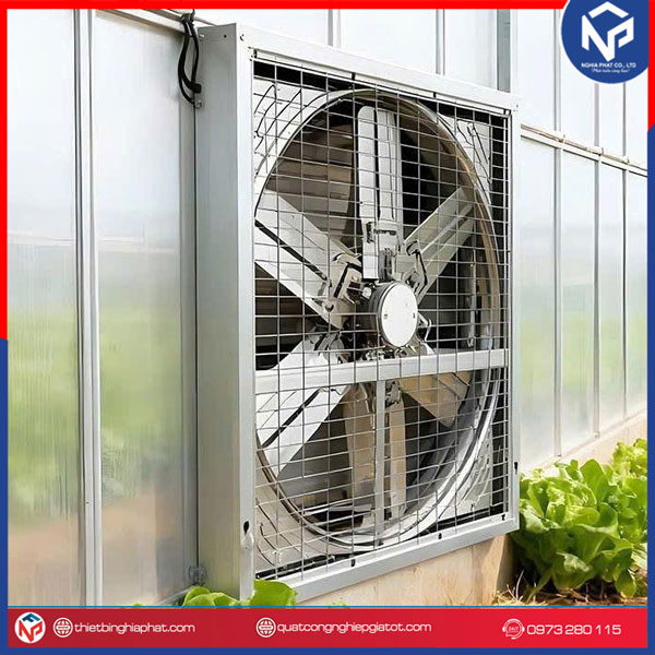 Quạt thông gió vuông 800x800 trực tiếp cánh INOX 9 Quạt thông gió vuông trực tiếp cánh INOX