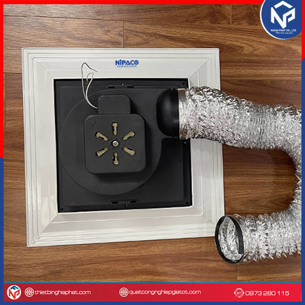 Quạt hút âm trần 600x600mm Nipaco có nối ống NPAT-600 9 Quạt hút âm trần 600x600mm Nipaco có nối ống